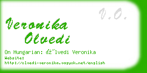 veronika olvedi business card